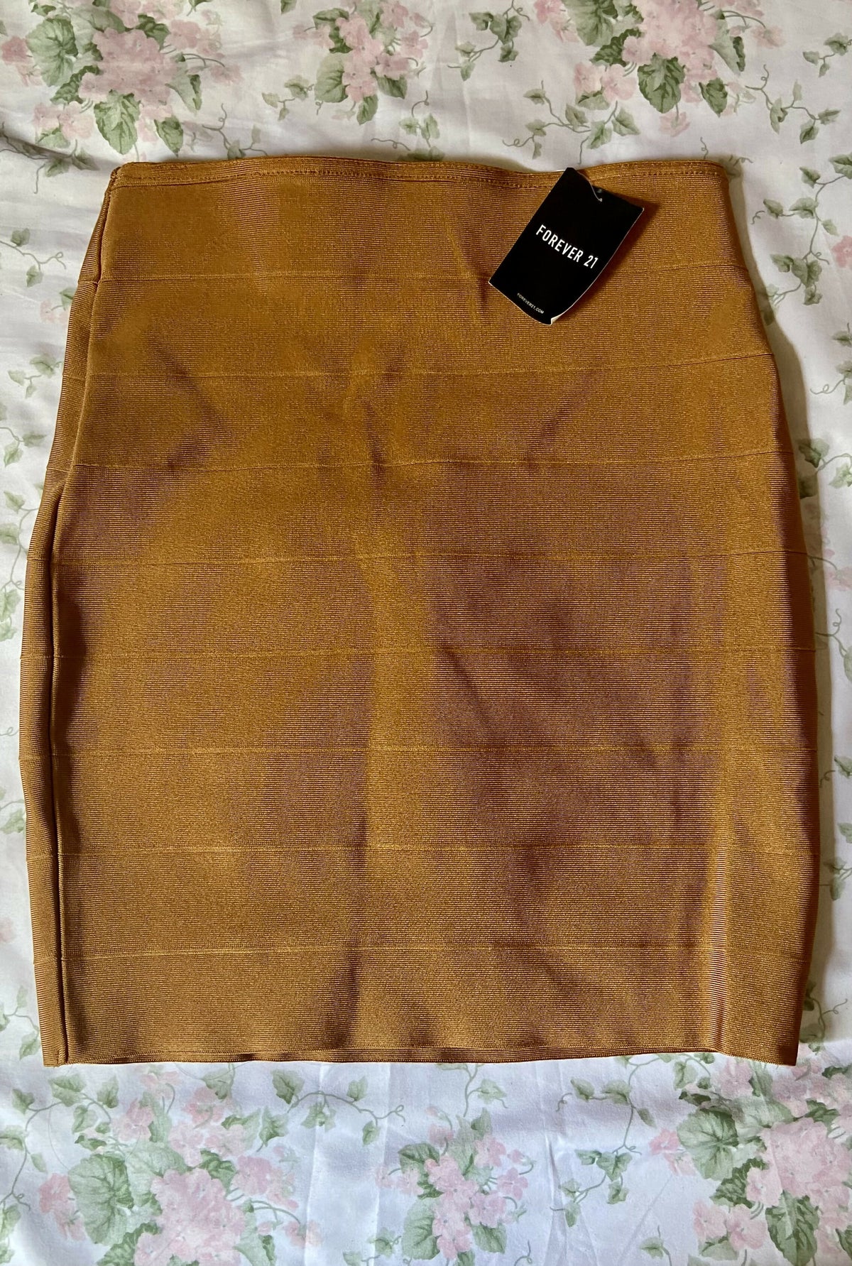 Copper Pencil Skirt