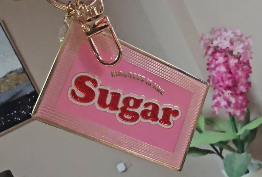 Sugar Packet Keychain