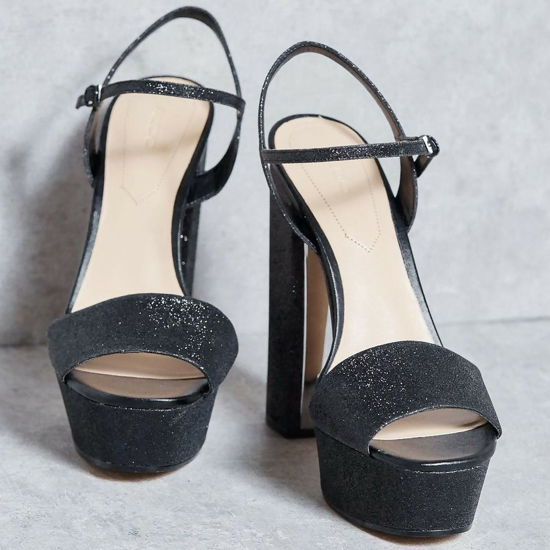 (NEW) Aldo Chunky Heel Platform Sandals
