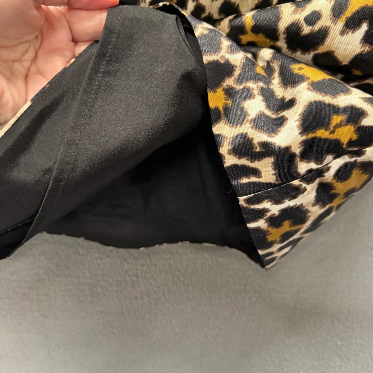 J.Crew Leopard Print Crepe Shift Dress