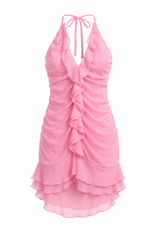 Ruffled Mini Dress
