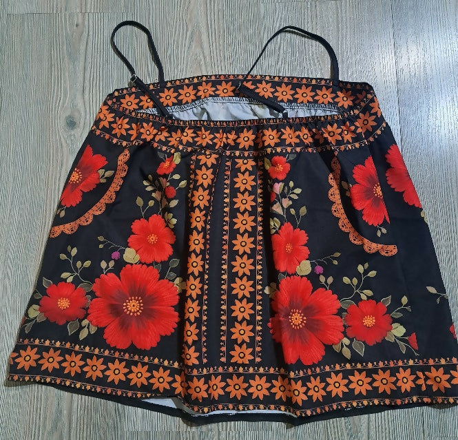 Floral spaghetti strap top