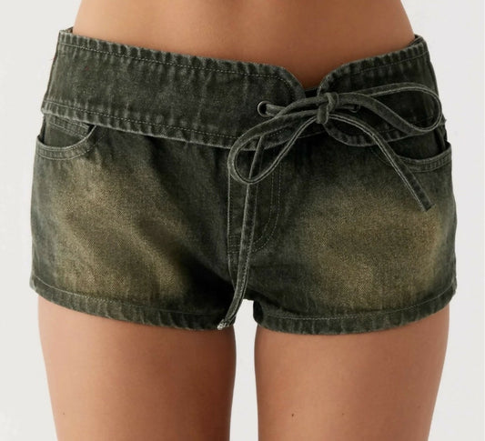 Denim Micro Shorts