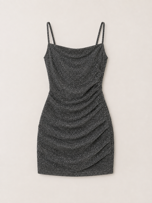 XXS Silver Mini Dress