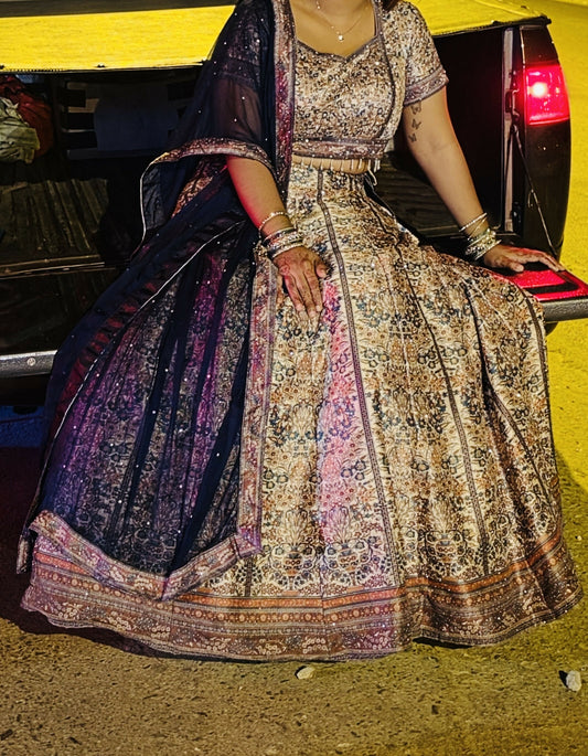 Multicolour Lehenga