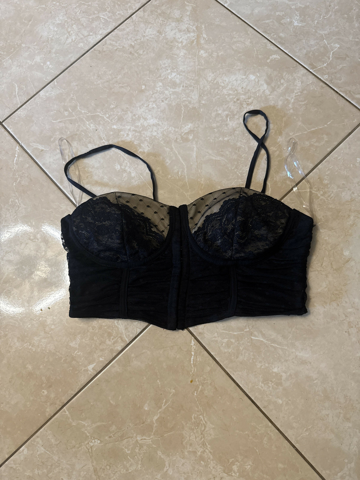 Lace crop top