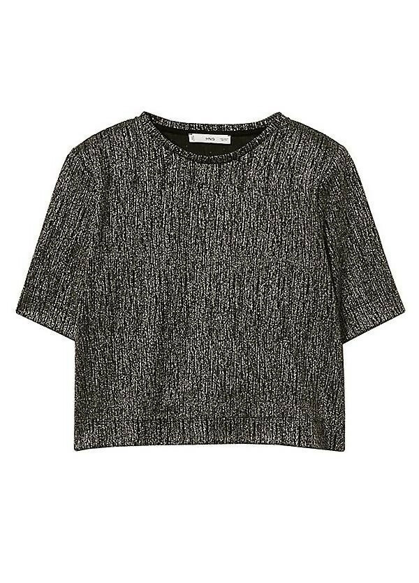 Metallic Silver Top