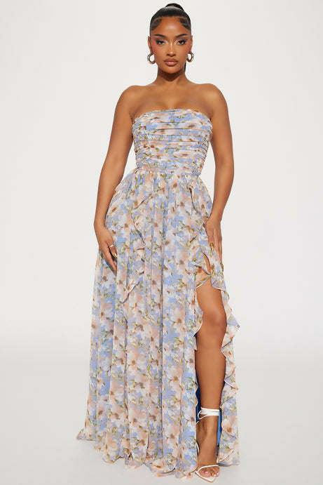 Fashion Nova Sophia Chiffon Maxi Dress