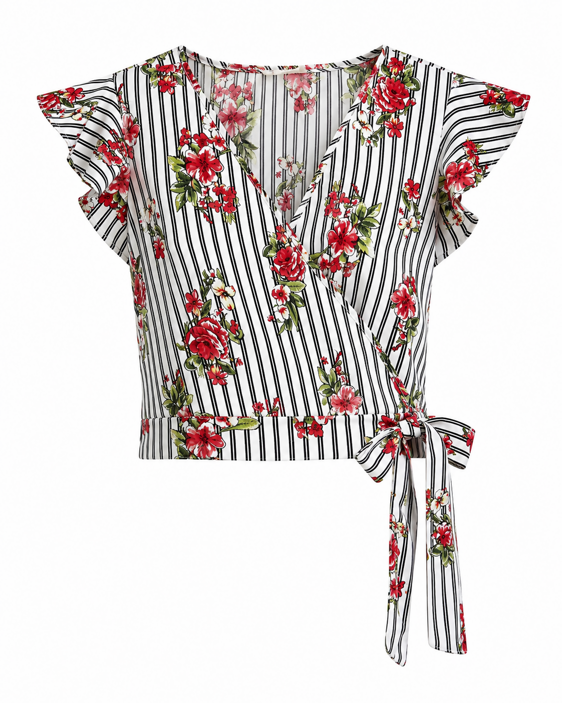 Cropped Wrap Top