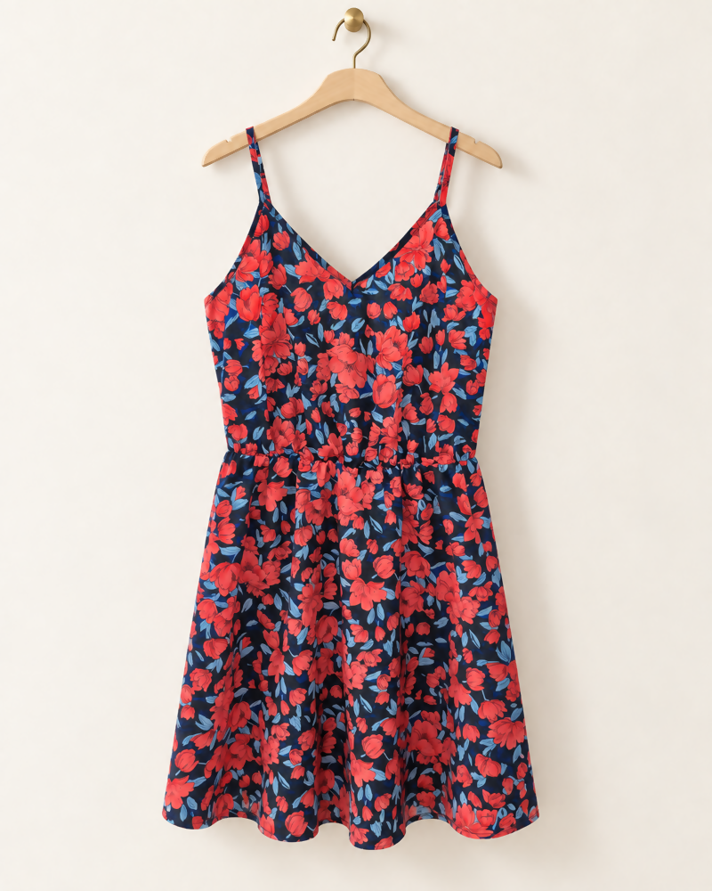 Shein Scarlet Bloom Dress