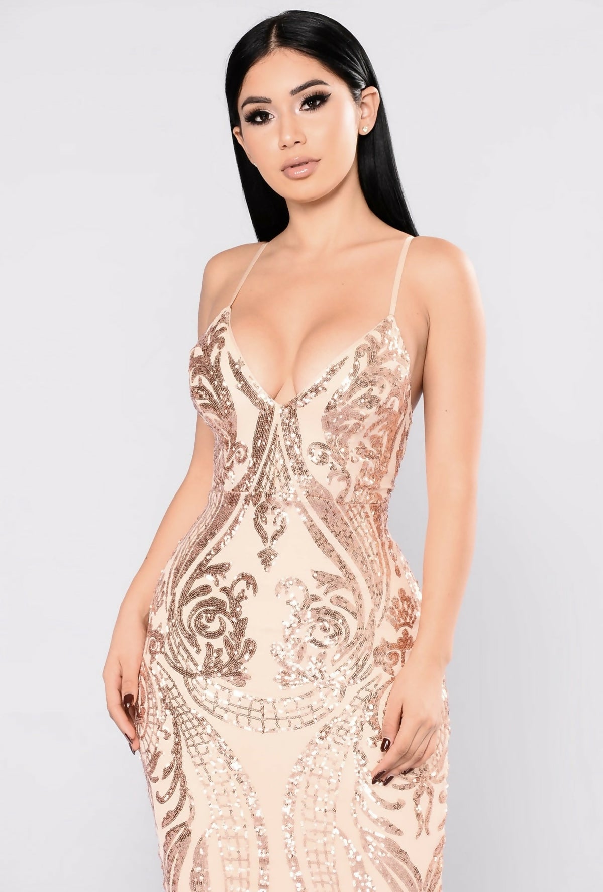 (NEW) Ashe Sequin Dress