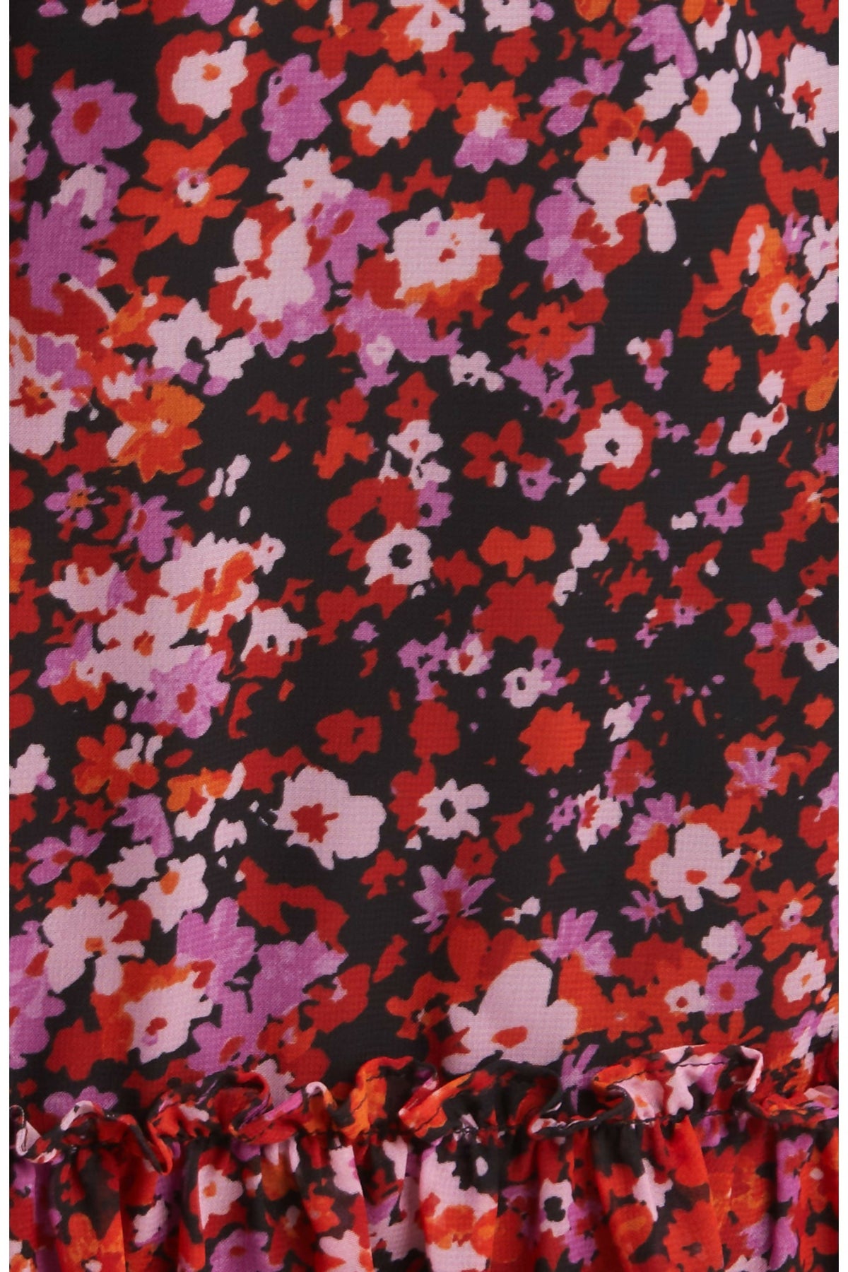 ADRIANNA PAPELL Floral Chiffon Dress