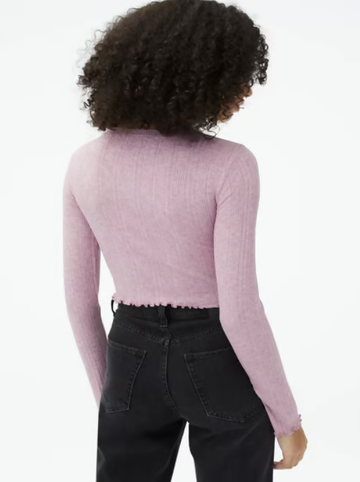 Aeropostale Long Sleeve Shrunken Tee