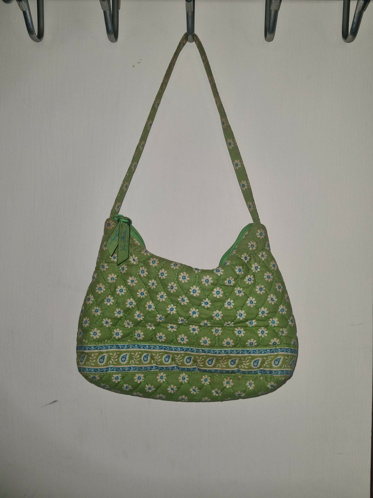 Vera Bradley Green Paisley Handbag