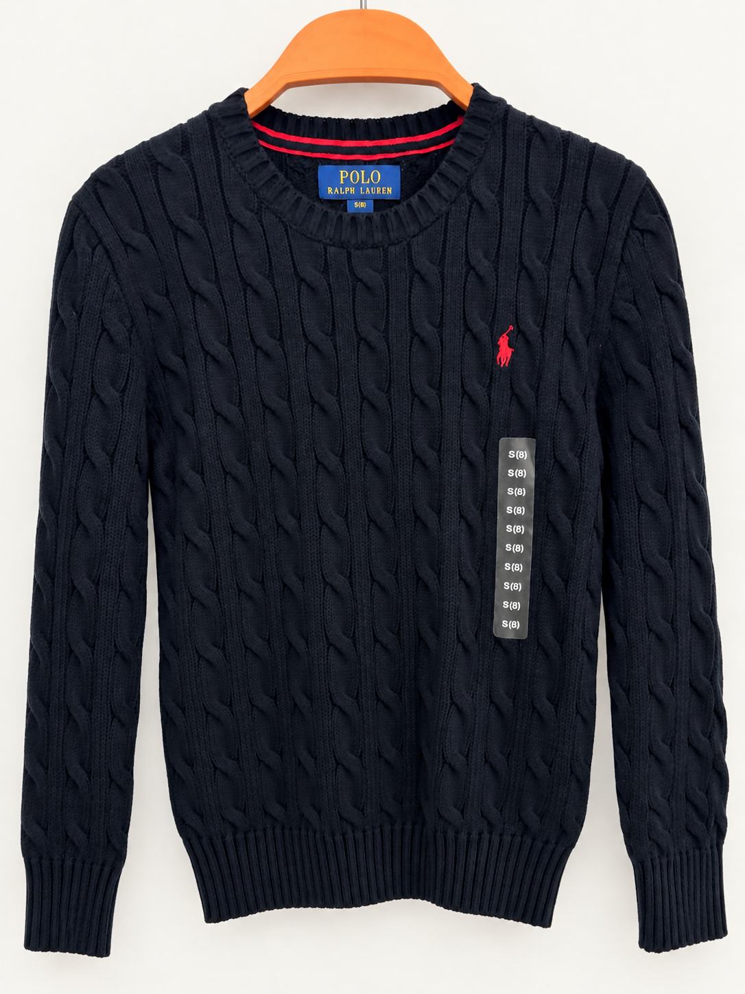 Polo Ralph Lauren Boys’ Cable-Knit Sweater – Size S (