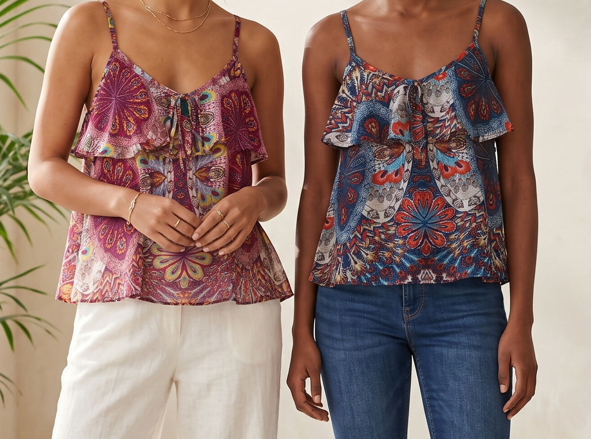 Boho tops 2pcs