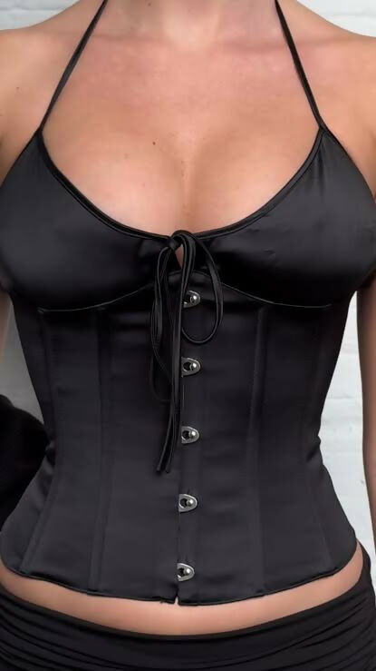 Guizio Black Martini Corset