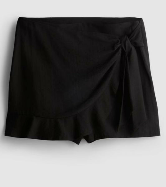 Tie Side Skort