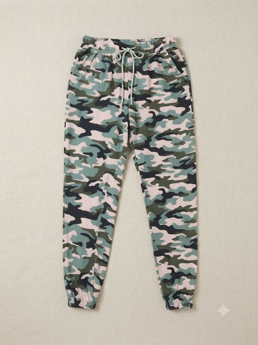 Army Print Joggers