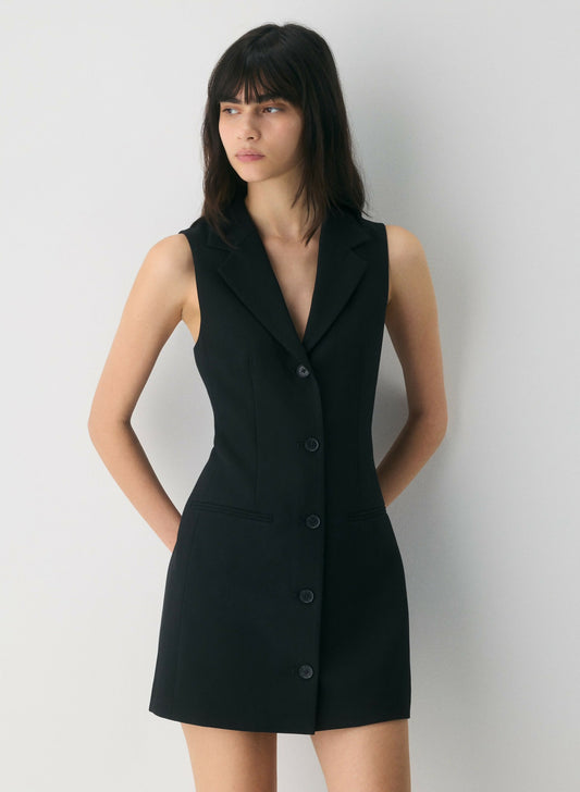 Aritzia Black Mastermind Blazer Dress