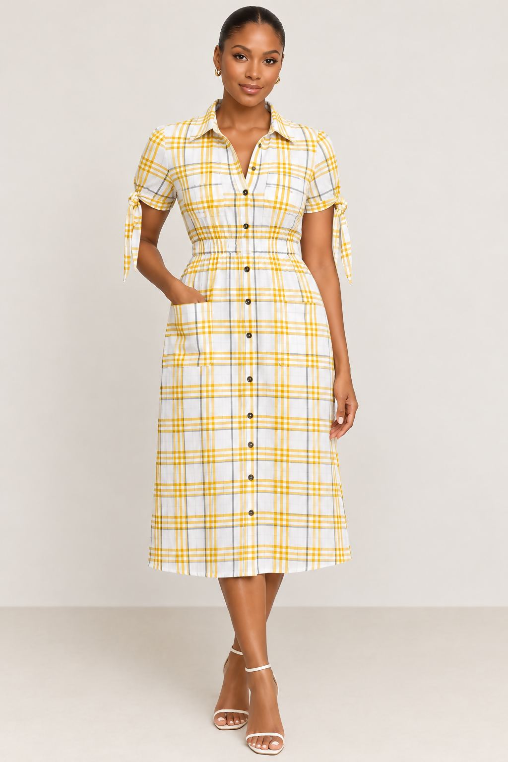 Maggy London Plaid Dress