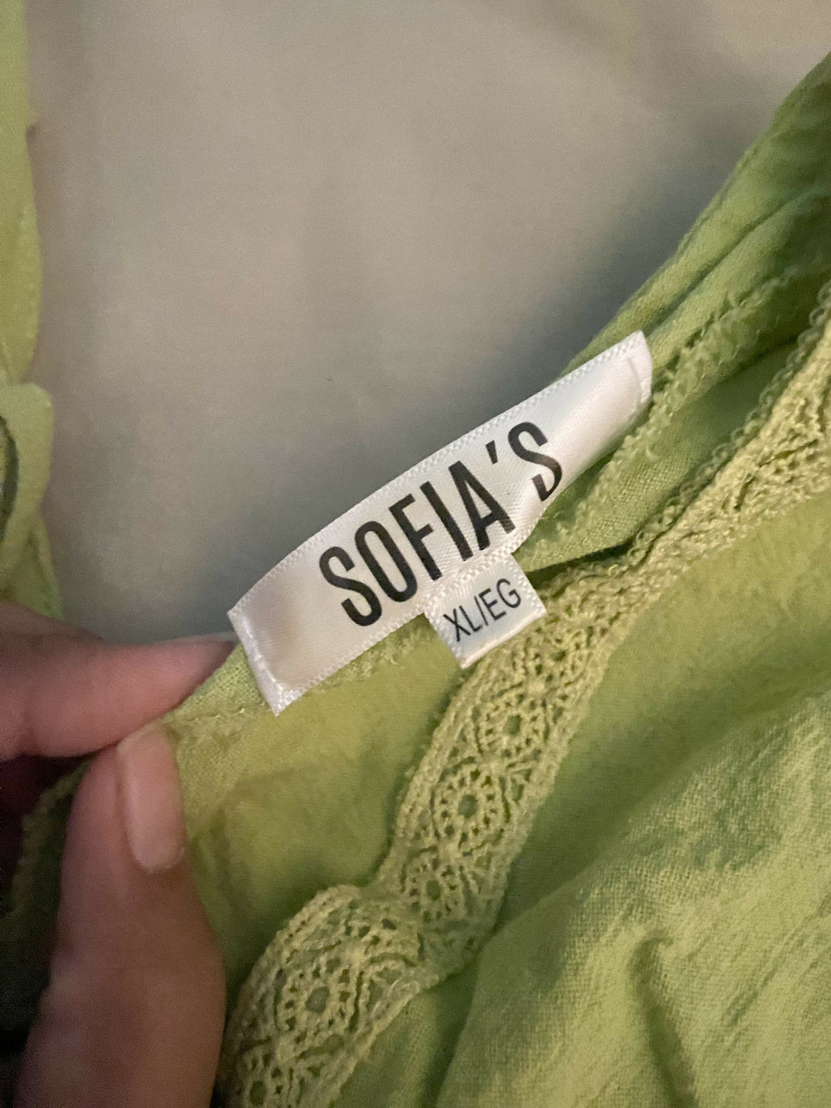 Green Sofia Cropped Blouse