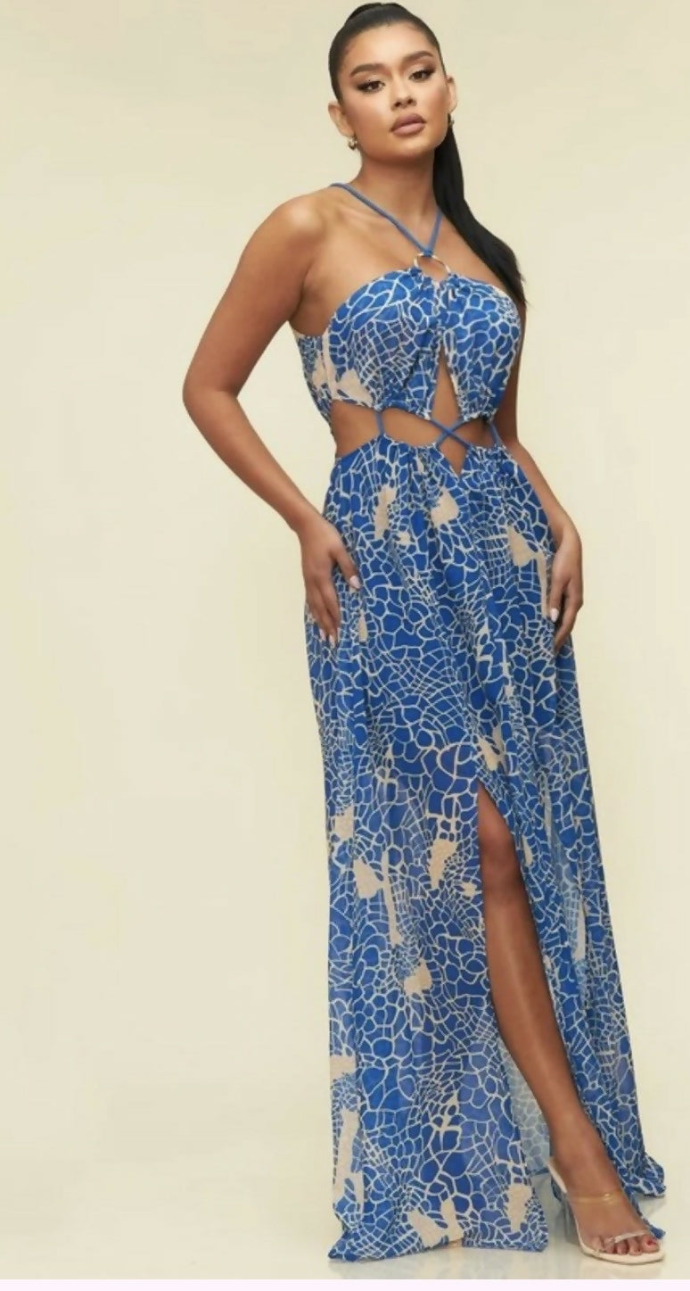 Flowy goddess maxi dress