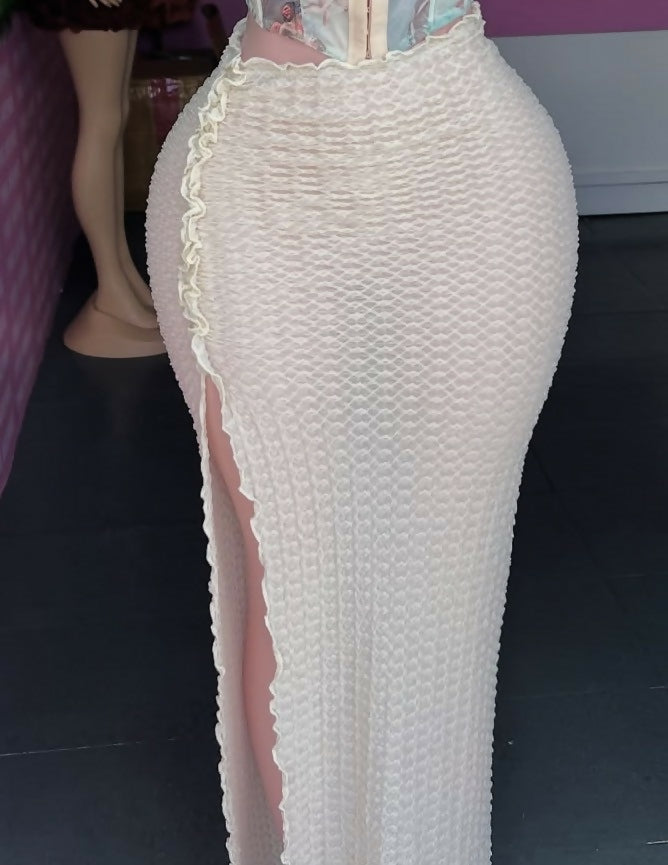 Lettuce Trim Cover Up Skirt
