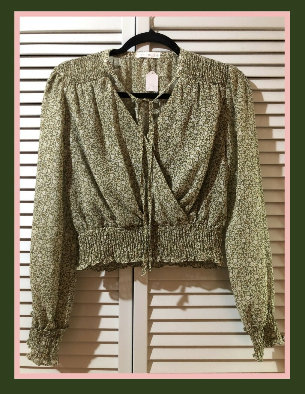 Chic floral blouse