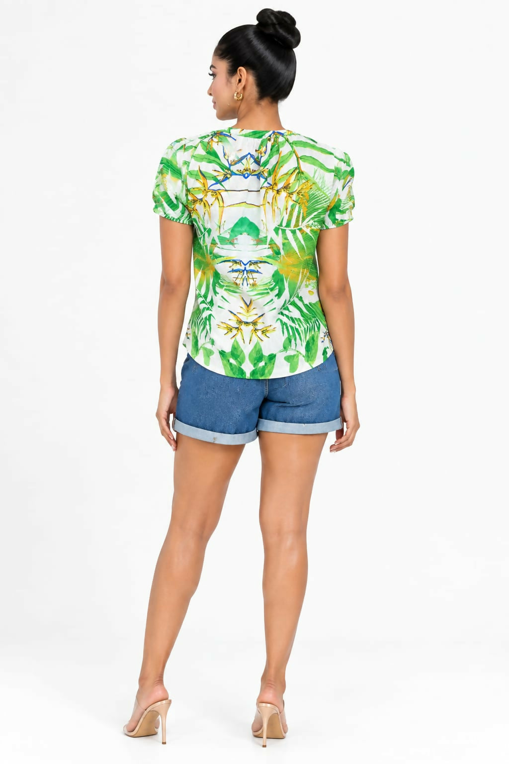 Philosophy Tropical Print Blouse