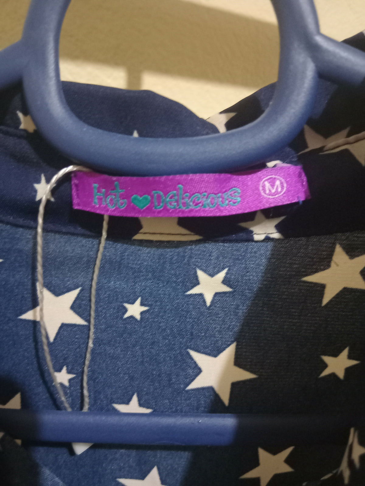 Blue Long Sleeve Star Pattern
