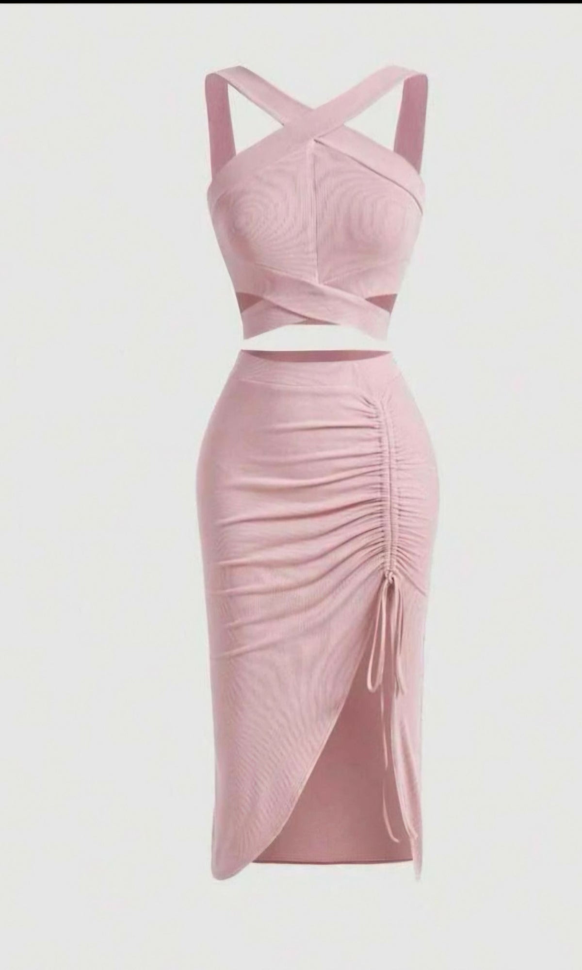 Shein 2 Piece Matching Ribbed Set