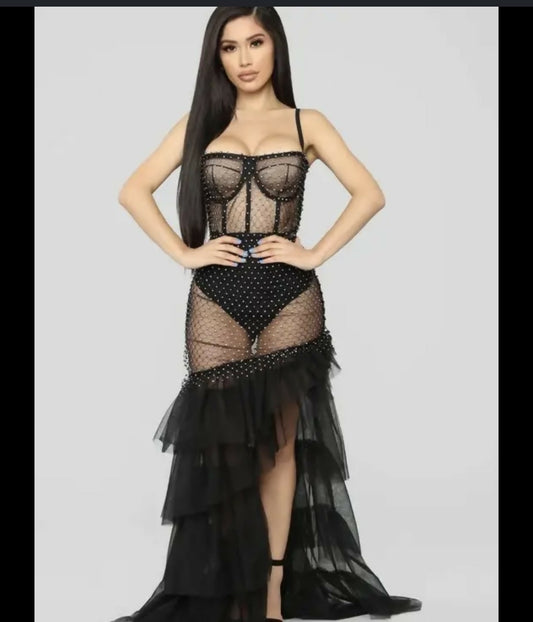 Sheer gown