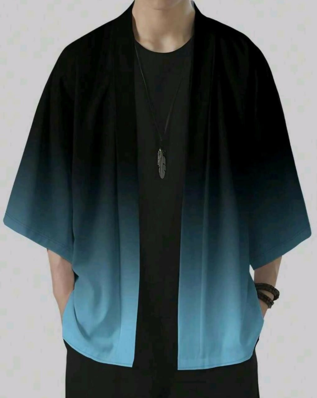Unisex Ombré Lightweight Cardigan - Muichiro