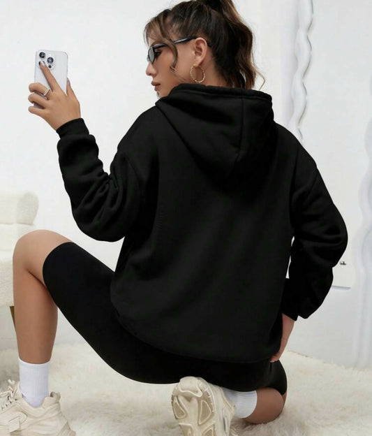 Heart Print Hoodie