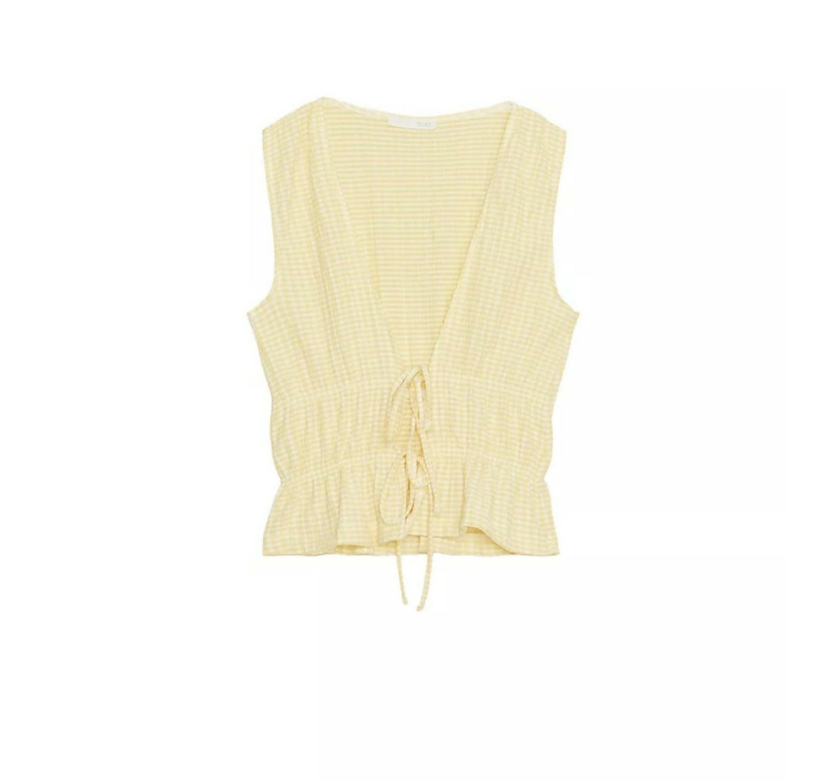 Zara Front Tie Top