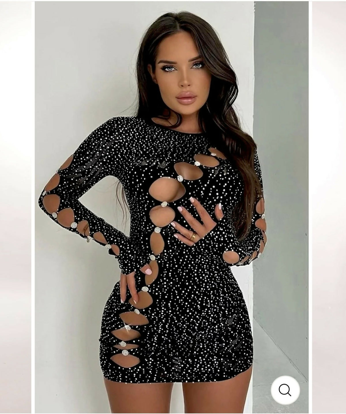 Sheer black dress