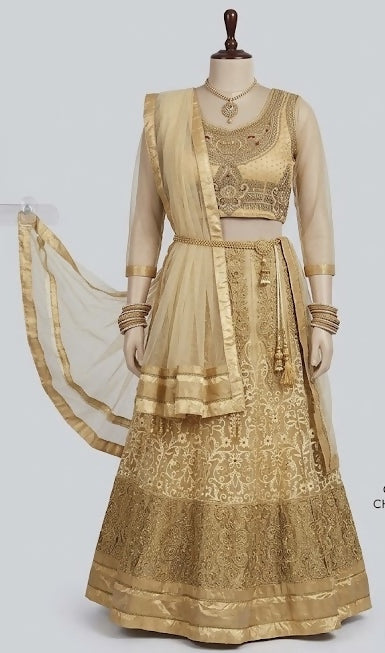 Traditional Gold Lehenga