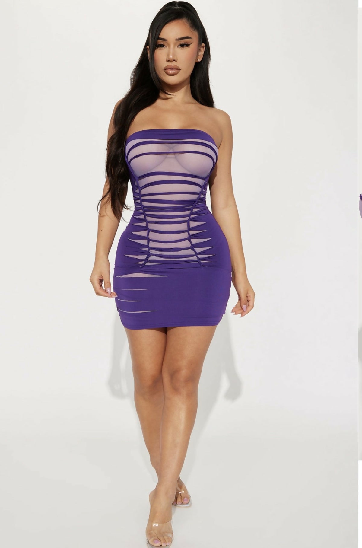 Fashionnova Purple club dress