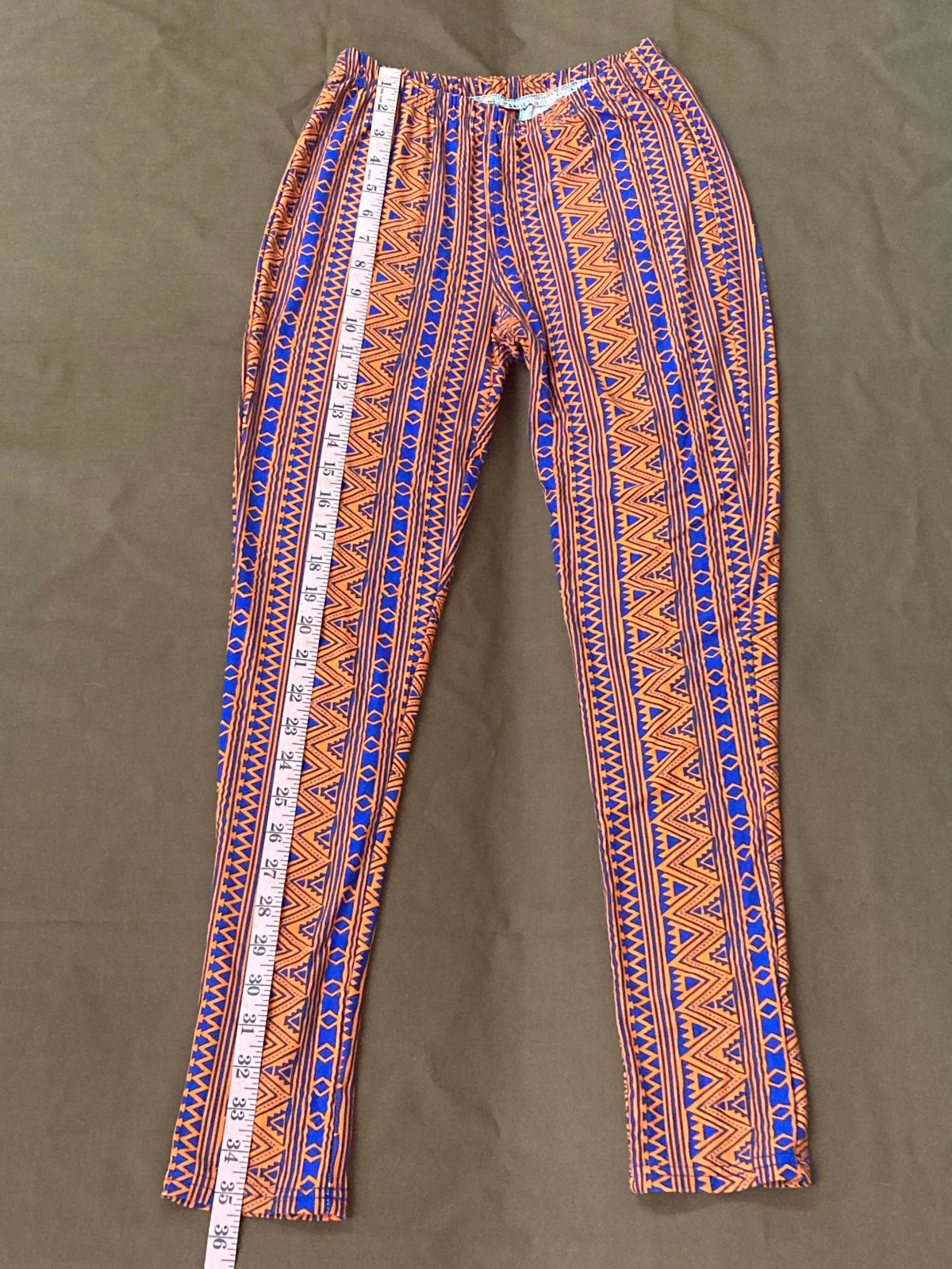 Neon Tribal Print Leggings