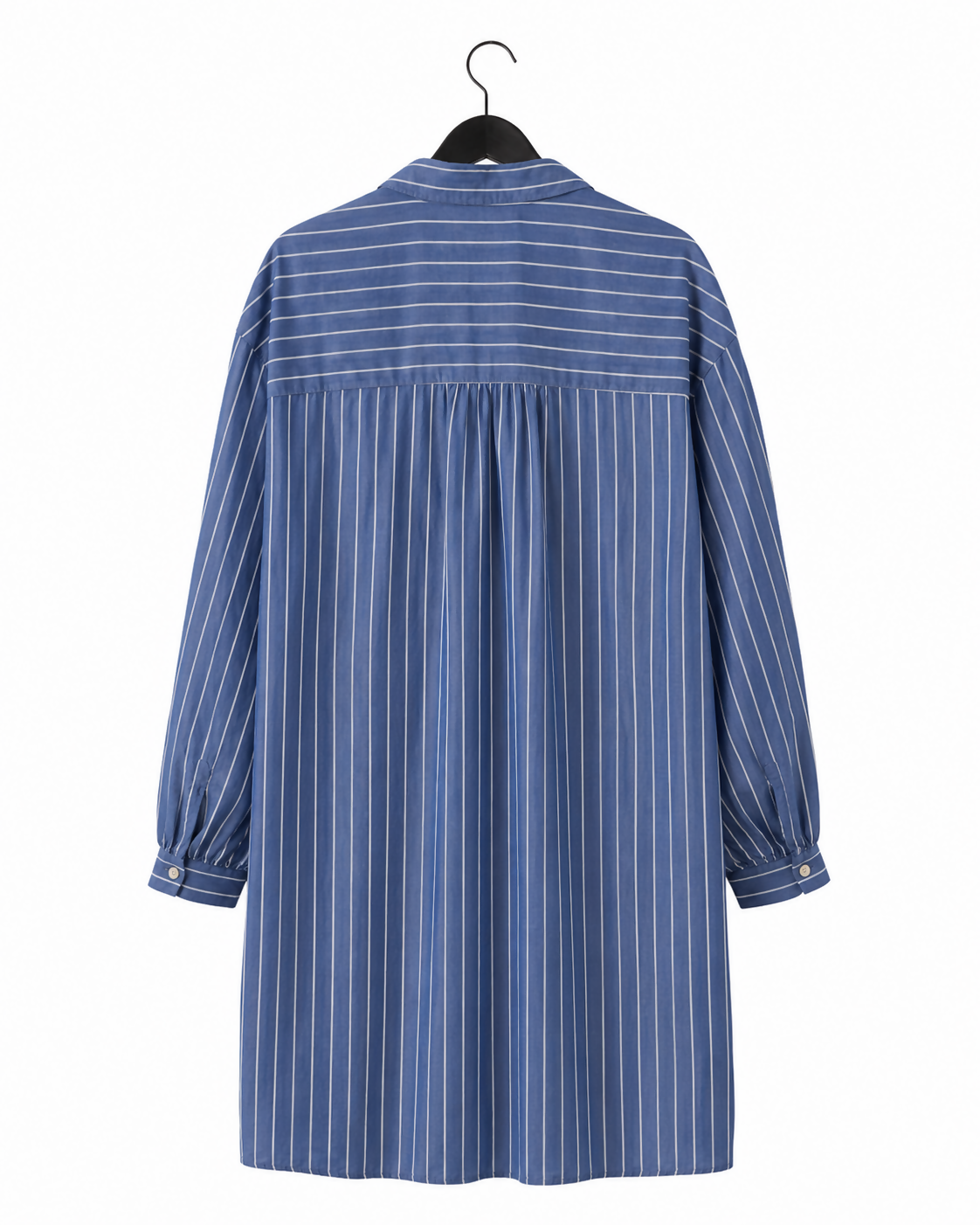 Gap Blue Pinstripe 100% Cotton Shirt Dress