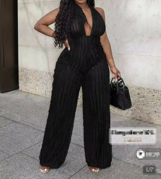 Shein Ruffle Party Jumpsuit