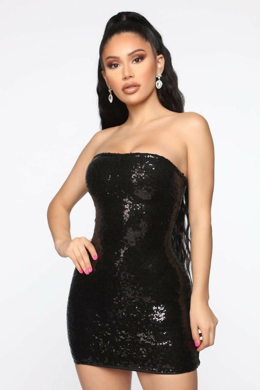 Sequin Strapless Mini Dress (Pre-loved)