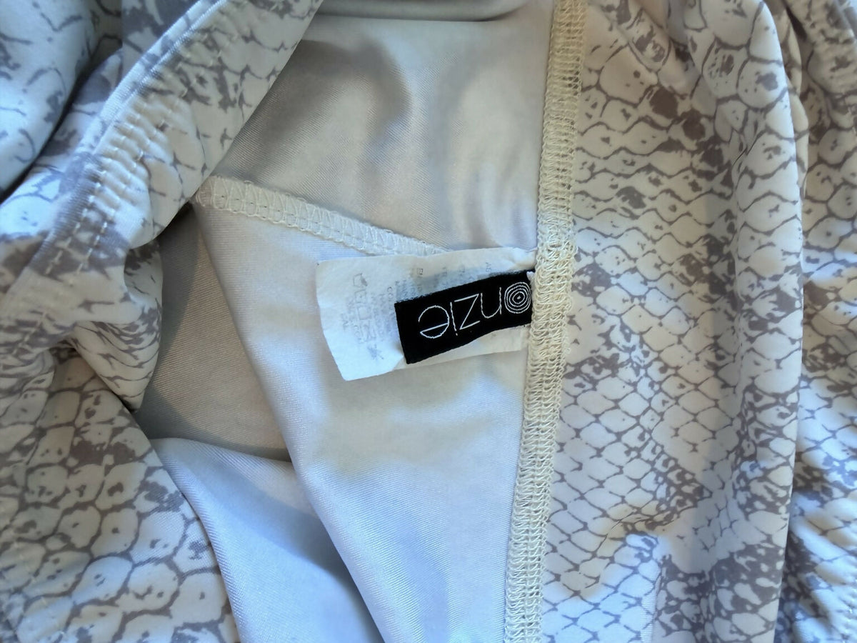Onzie White Python Print High Waisted Leggings