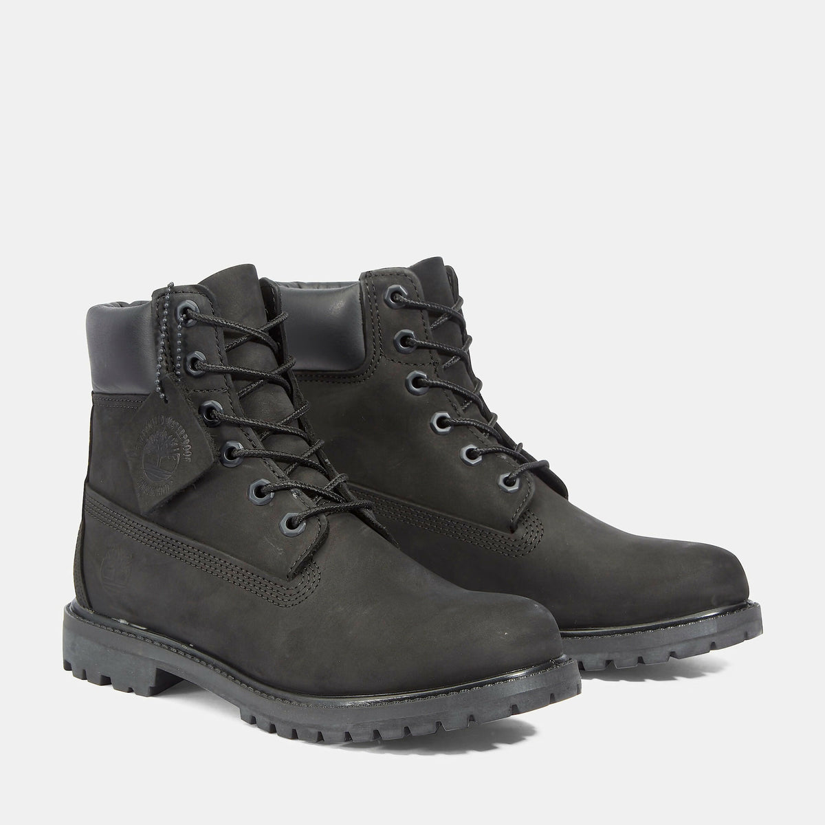Black Timberland Waterproof Suede Boots