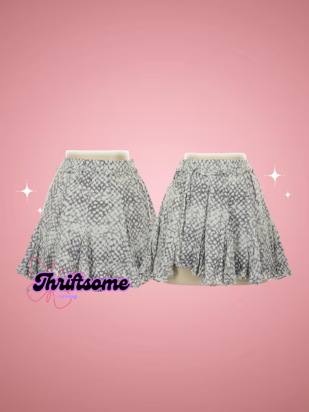 🤍Cotton Candy LA Fit and Flare Skirt🤍