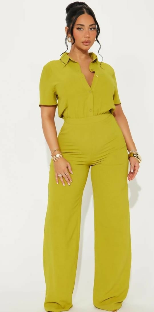 Makenzie Short Sleeve Jumpsuit