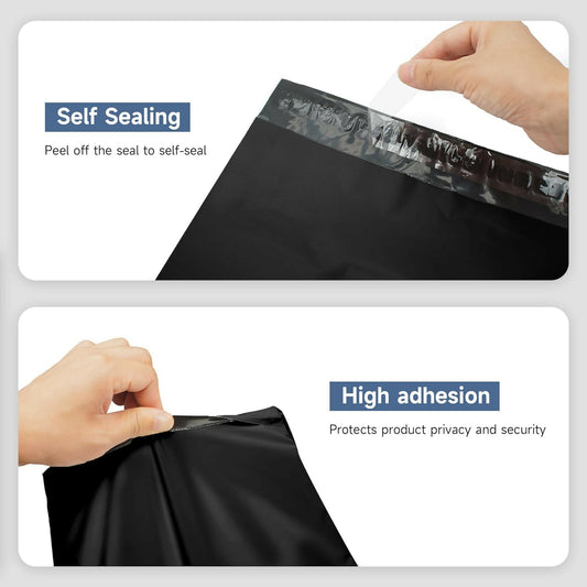 Black Poly Mailers 10x13 in