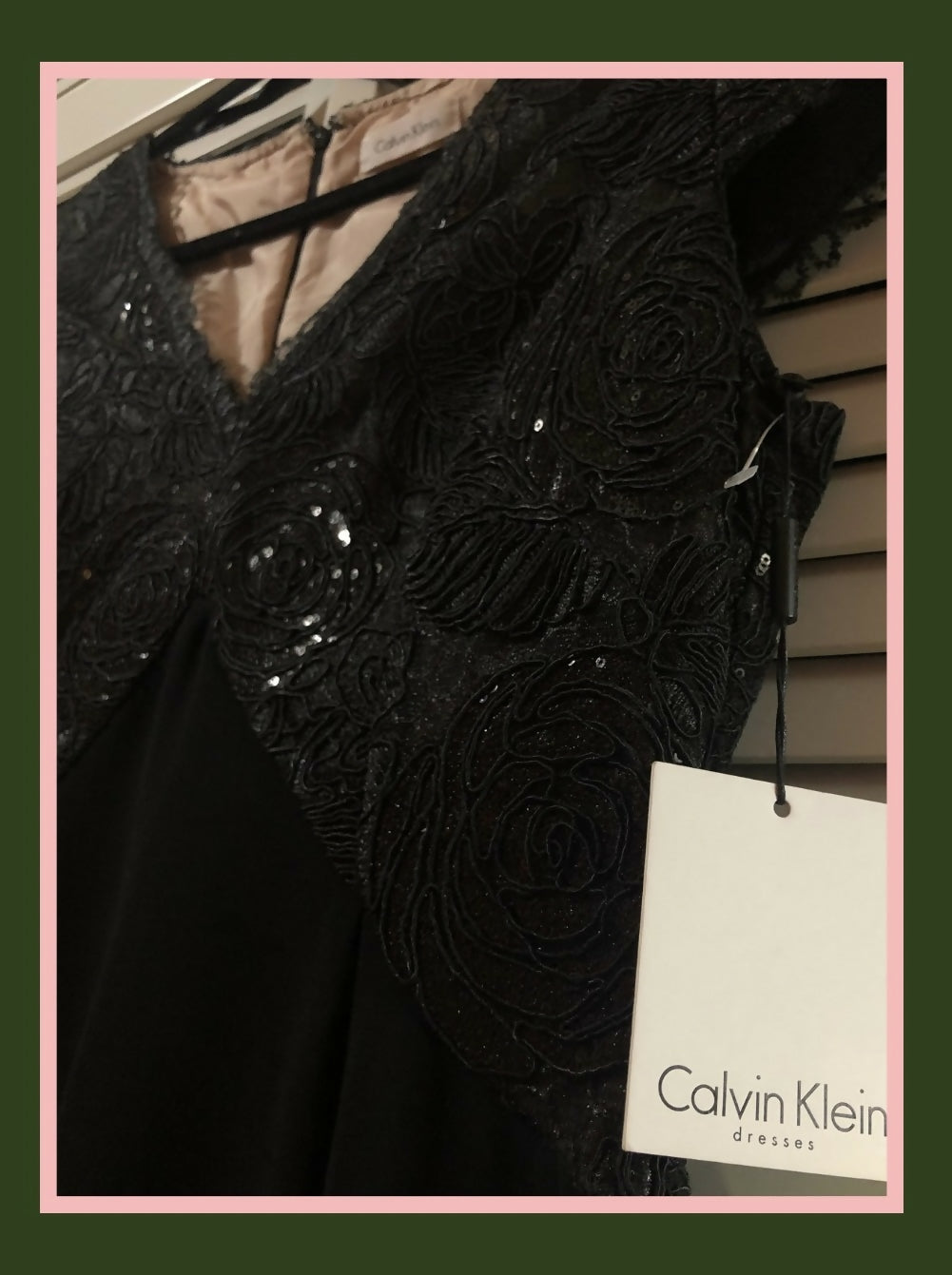 Calvin Klein Women’s Black Evening Dress