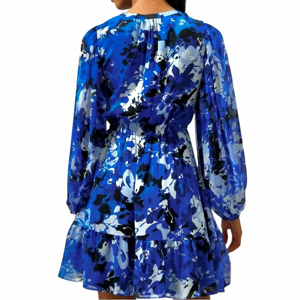 SUGAR LIPS Floral Blue Dress